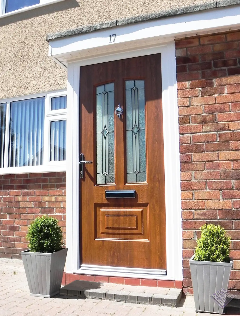brown rockdoor front door