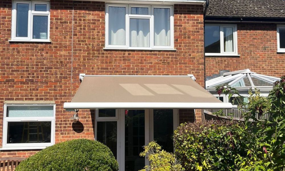 electric garden awning