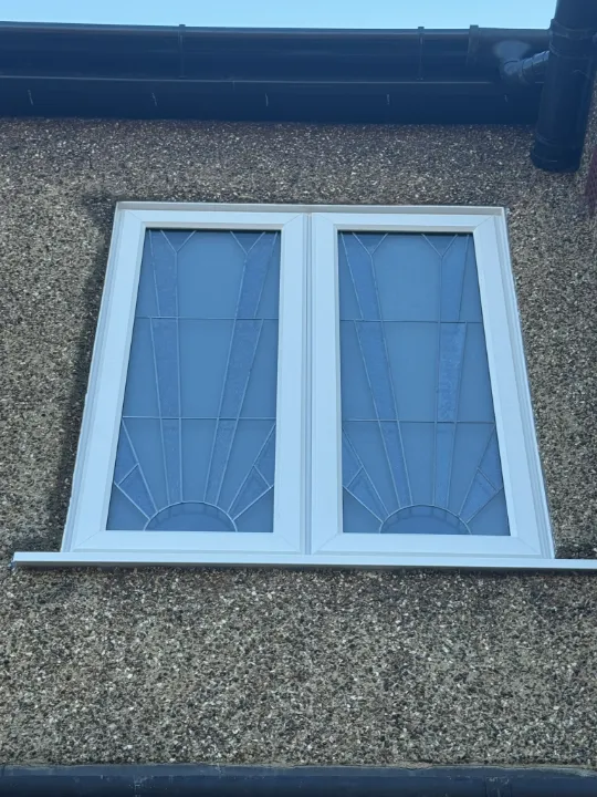 white upvc windows